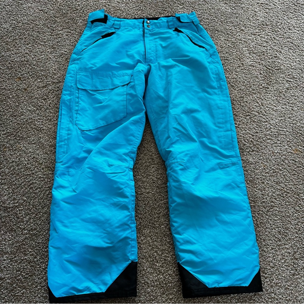 Pulse Men's XL Blue and Black Snow Pants 🥊